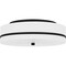 Quoizel Flush Mount Flush Mount 3 Lights Matte Black QFL6180MBK - alternate 4